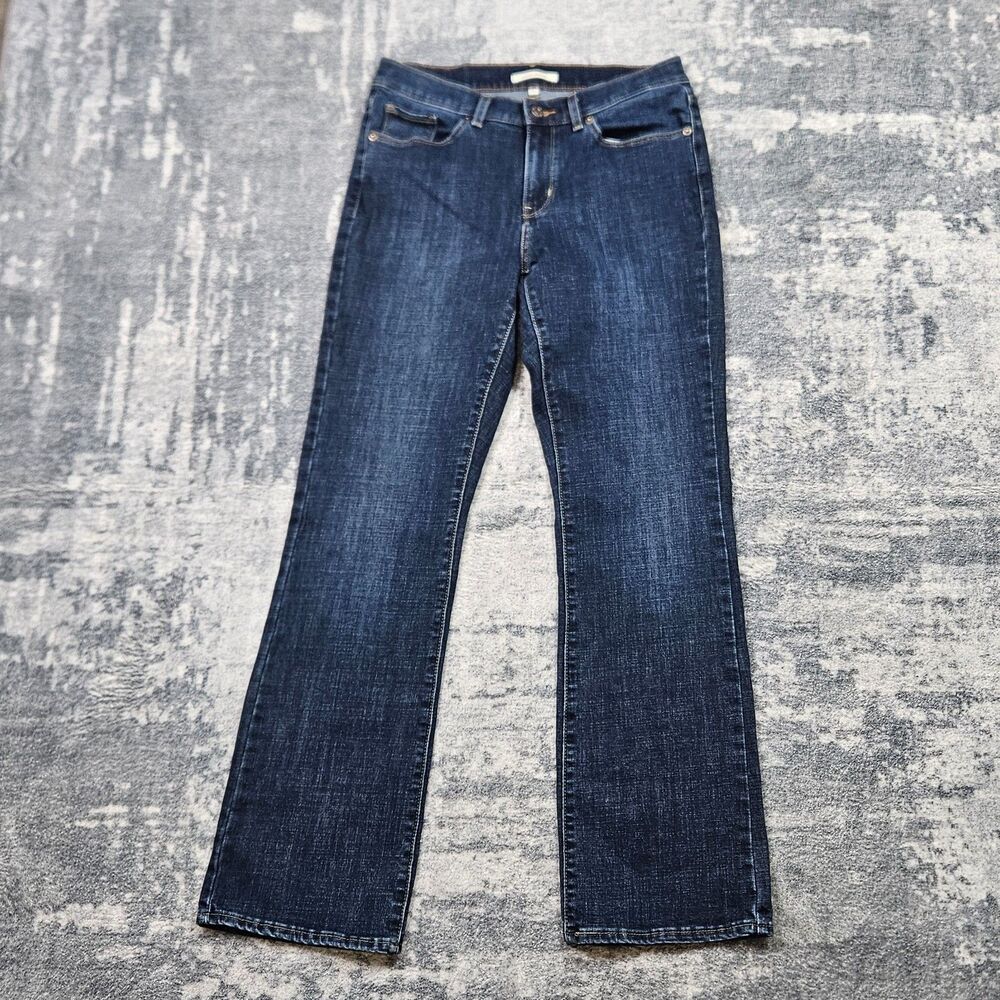 Levis Jeans Womens Size 6 Blue Classic Boot Medium Wash Denim Stretch Western